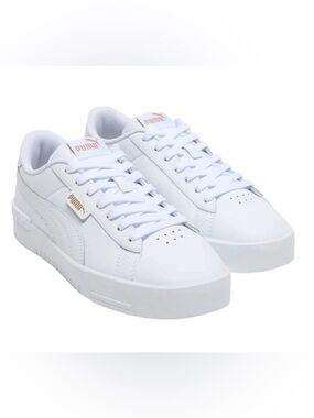 PUMA Women's Court Sneaker White/Gold Size 11 New In Box